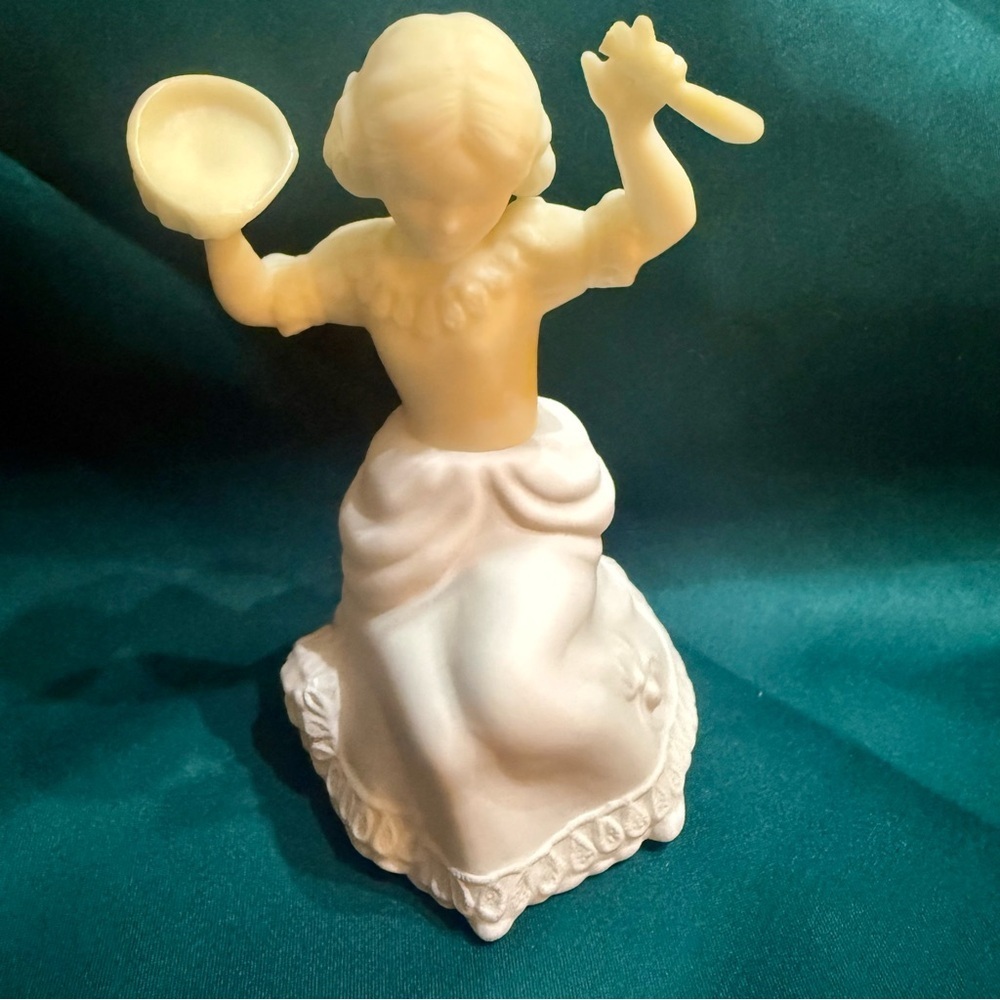 Vintage Ivory Avon Cream and White empty Perfume bottle